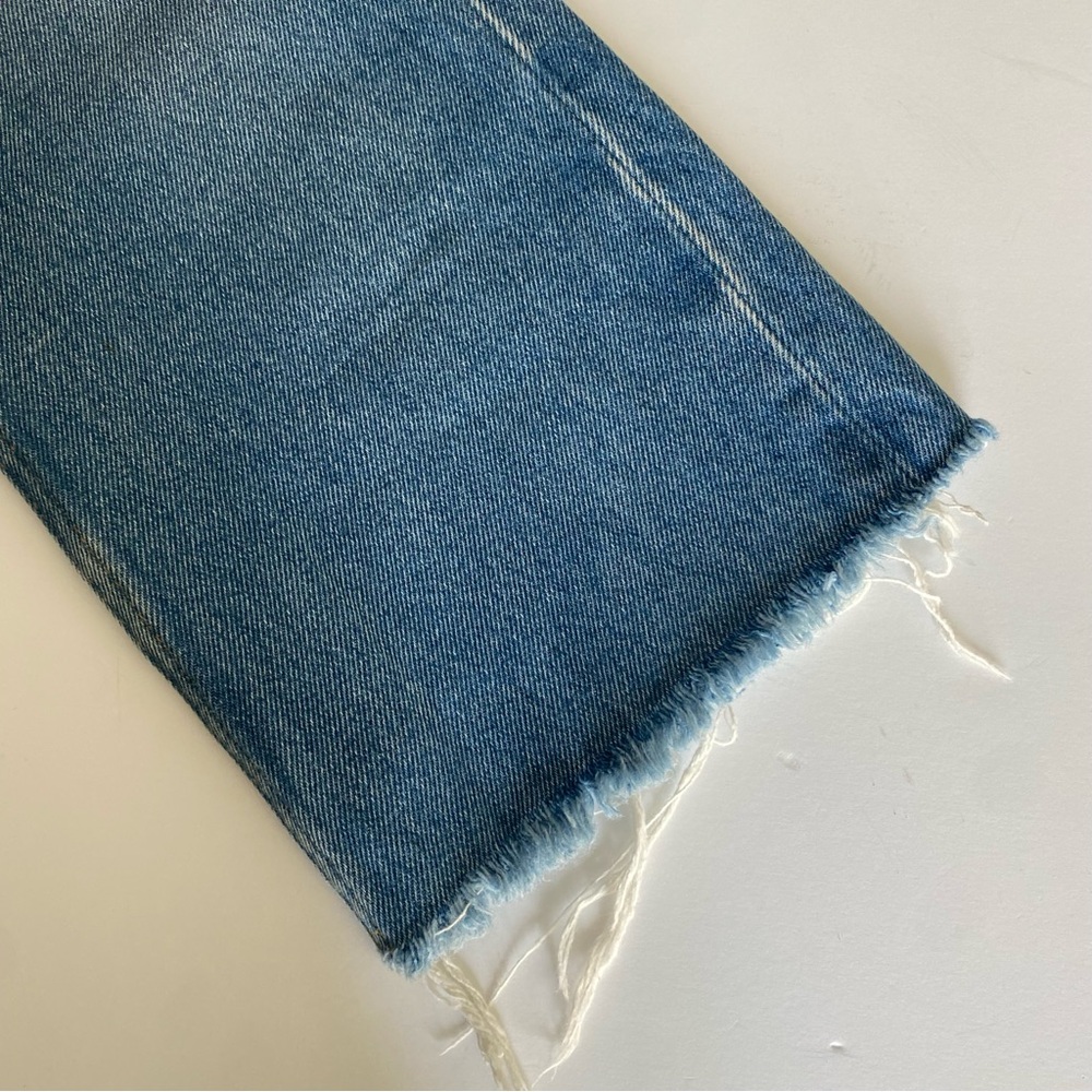 Re/Done 70s Raw Hem Crop Bootcut Jeans - Size‎ 26 NWOT - Picture 12 of 13